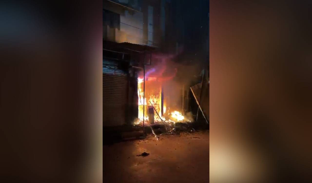 Two ATM machines gutted in Telangana’s Jogipet in fire accident