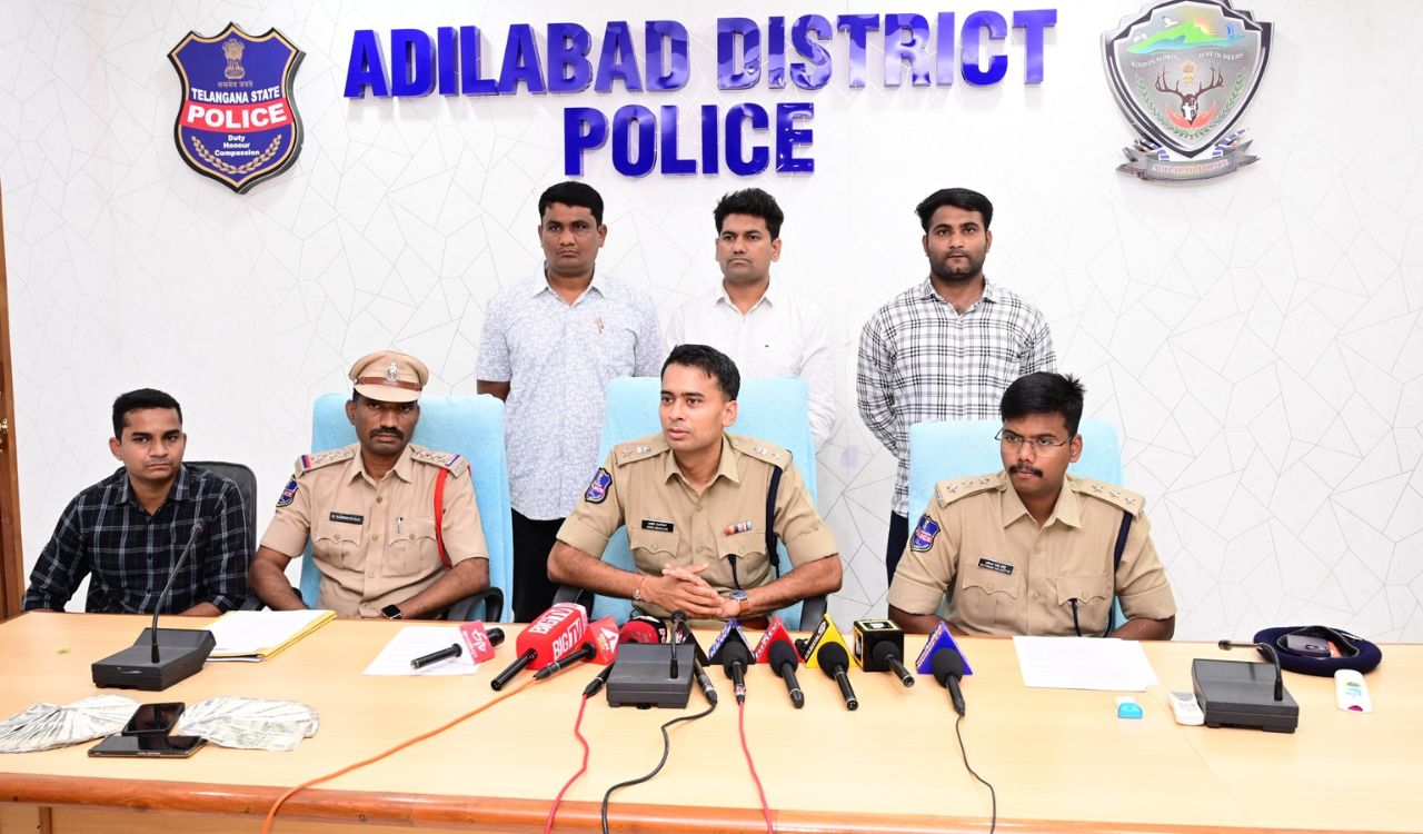 Adilabad police arrest Rajasthan cyber fraudster accused of duping 140 people of Rs 5.30 crore