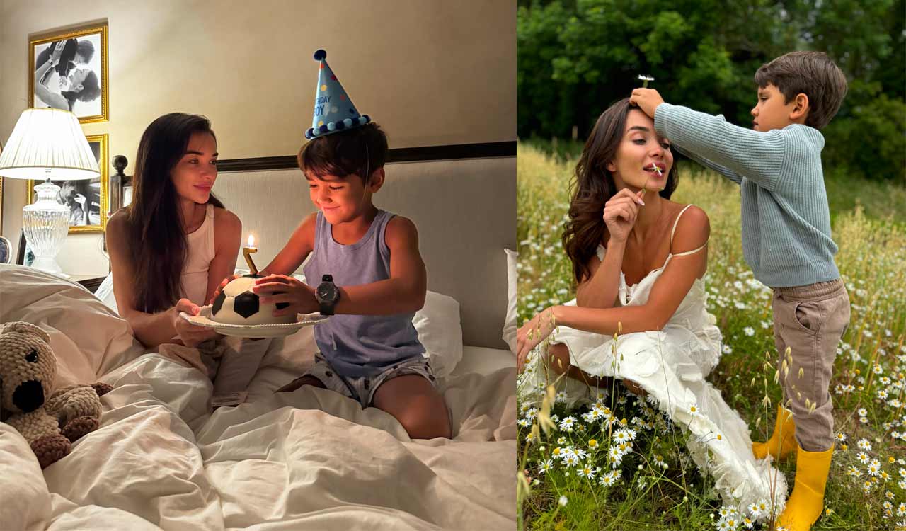Amy Jackson celebrates son Andreas’ 7th birthday with heartfelt note
