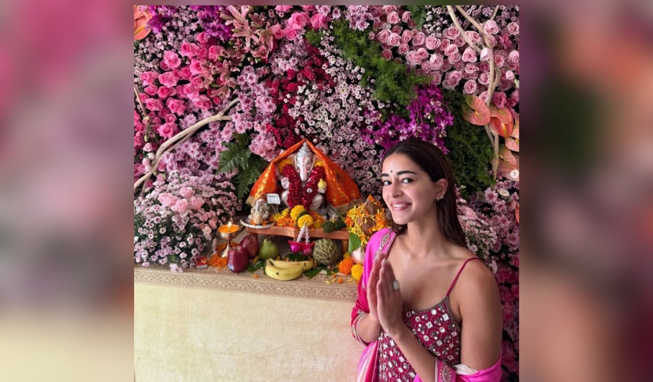 Ananya Panday shares festive moments from Ganpati celebrations