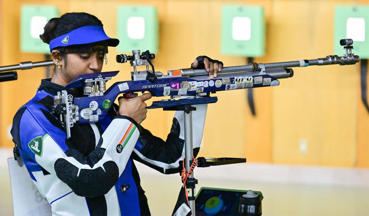 Elavenil Valarivan wins silver in women’s 10m air rifle at Asian Games