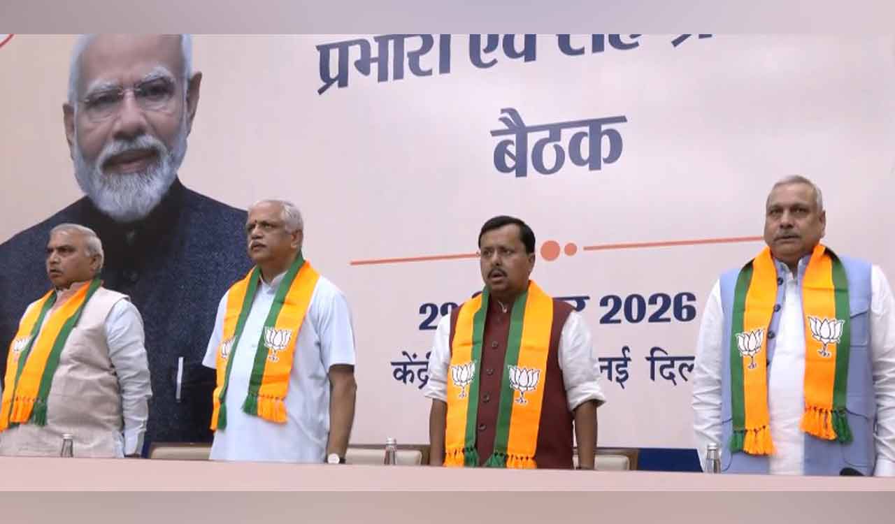 First meeting of BJP’s newly appointed state in-charges, co-in-charges underway