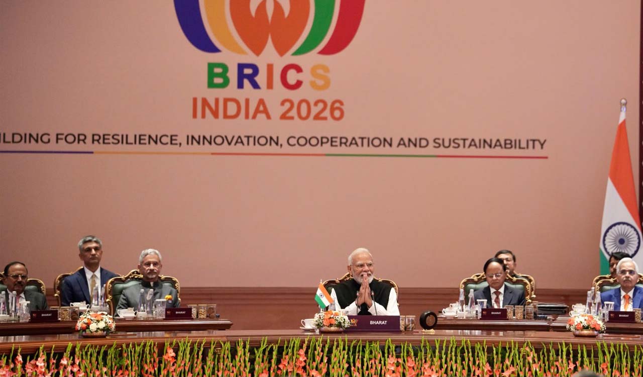 BRICS Summit: Modi welcomes leaders as New Delhi summit enters second day