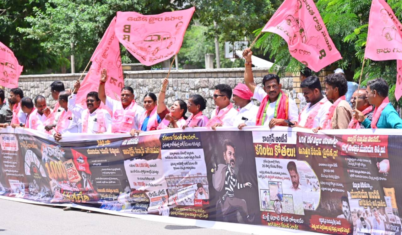 BRS stages Statewide protests over unfulfilled guarantees, distributes Congress’ Due Cards