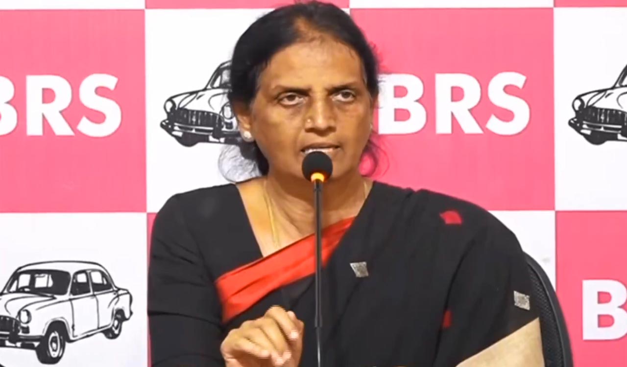 BRS women MLAs demand Revanth Reddy’s apology, resignation over police high-handedness