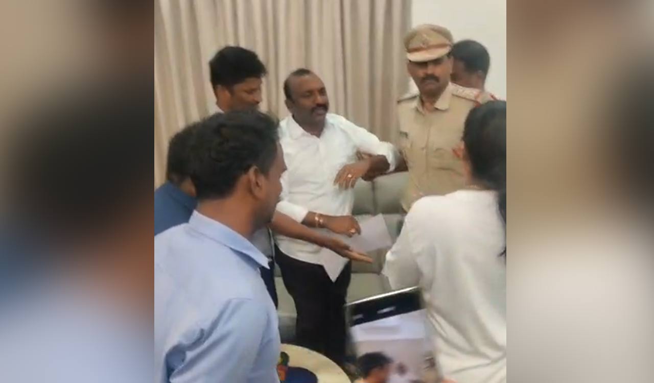 BRS MLCs Thatha Madhu, Naveen Kumar arrested