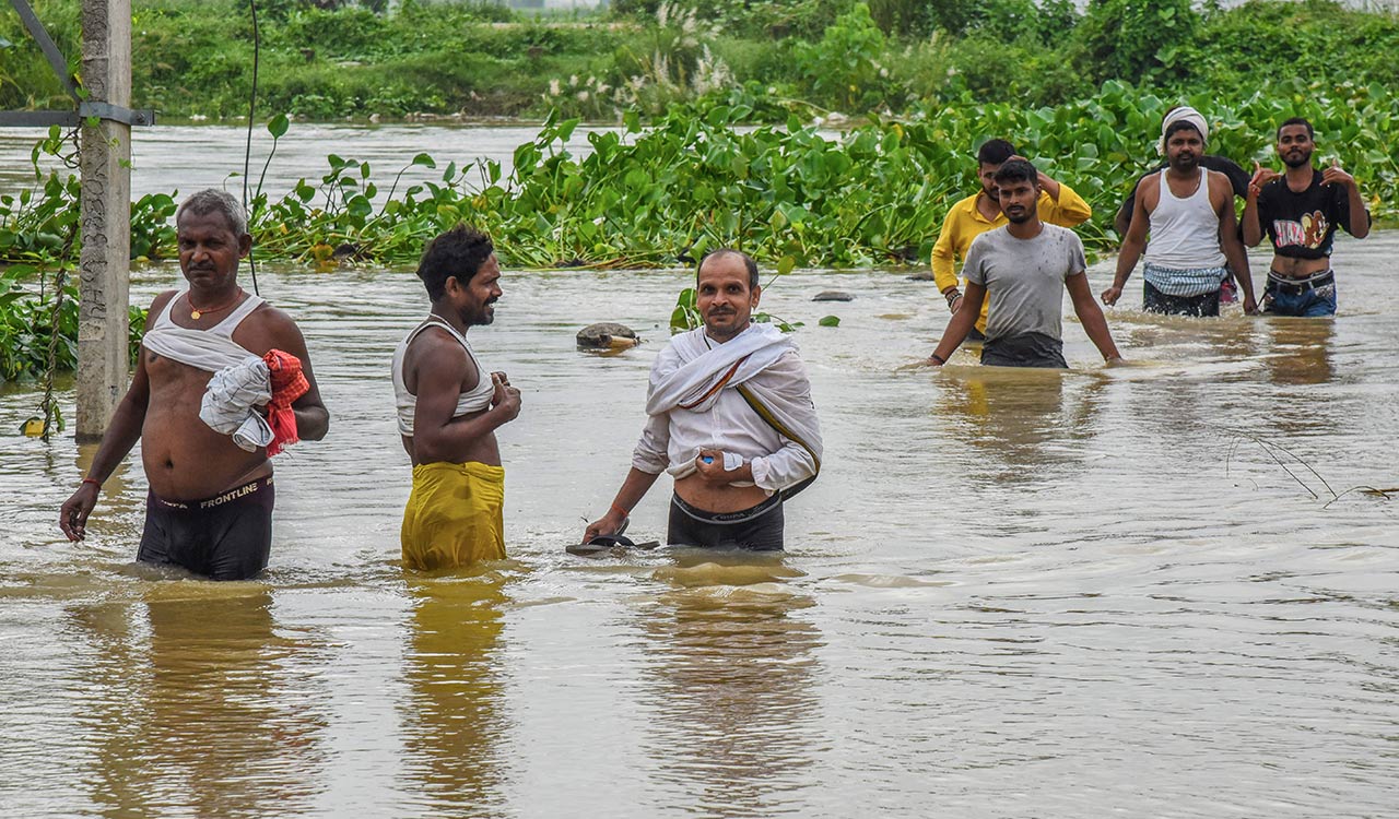 Bihar flood situation worsens as eight major rivers flow above danger mark