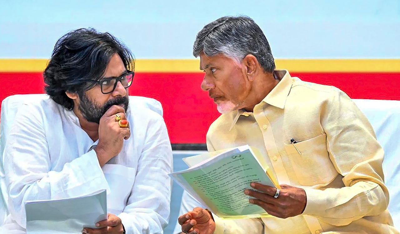 Chandrababu Naidu, Pawan Kalyan launch Rs 11,085 crore works under Palle Panduga 3.0
