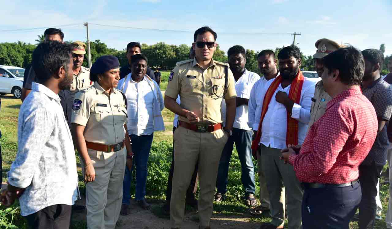 Karimnagar CP Gaush Alam instructs police to take steps for smooth Ganesh immersion
