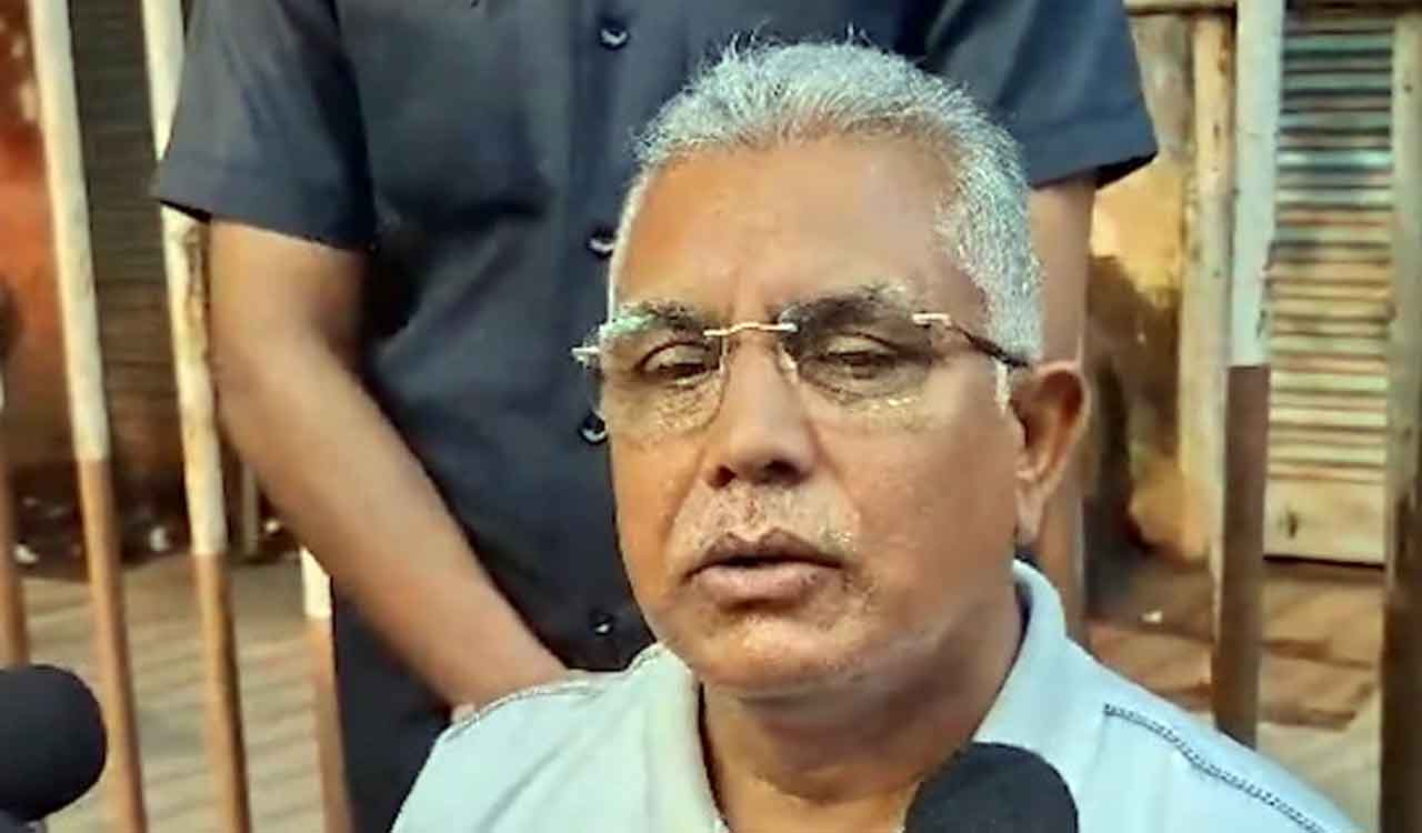 Dilip Ghosh says Trinamool Congress ‘finishing itself’ after ECI bars both factions from using party name, symbol