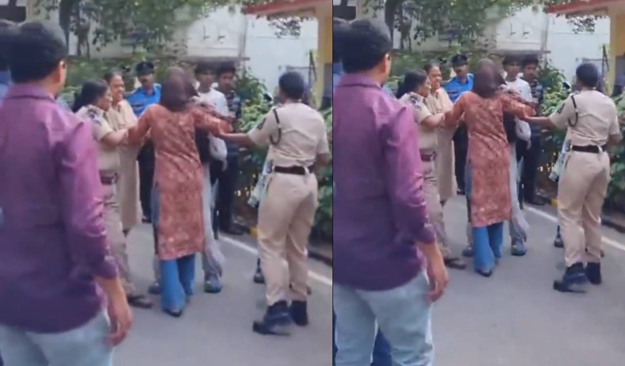 Student leaders held, later released amid protest over RSS-related event at EFLU