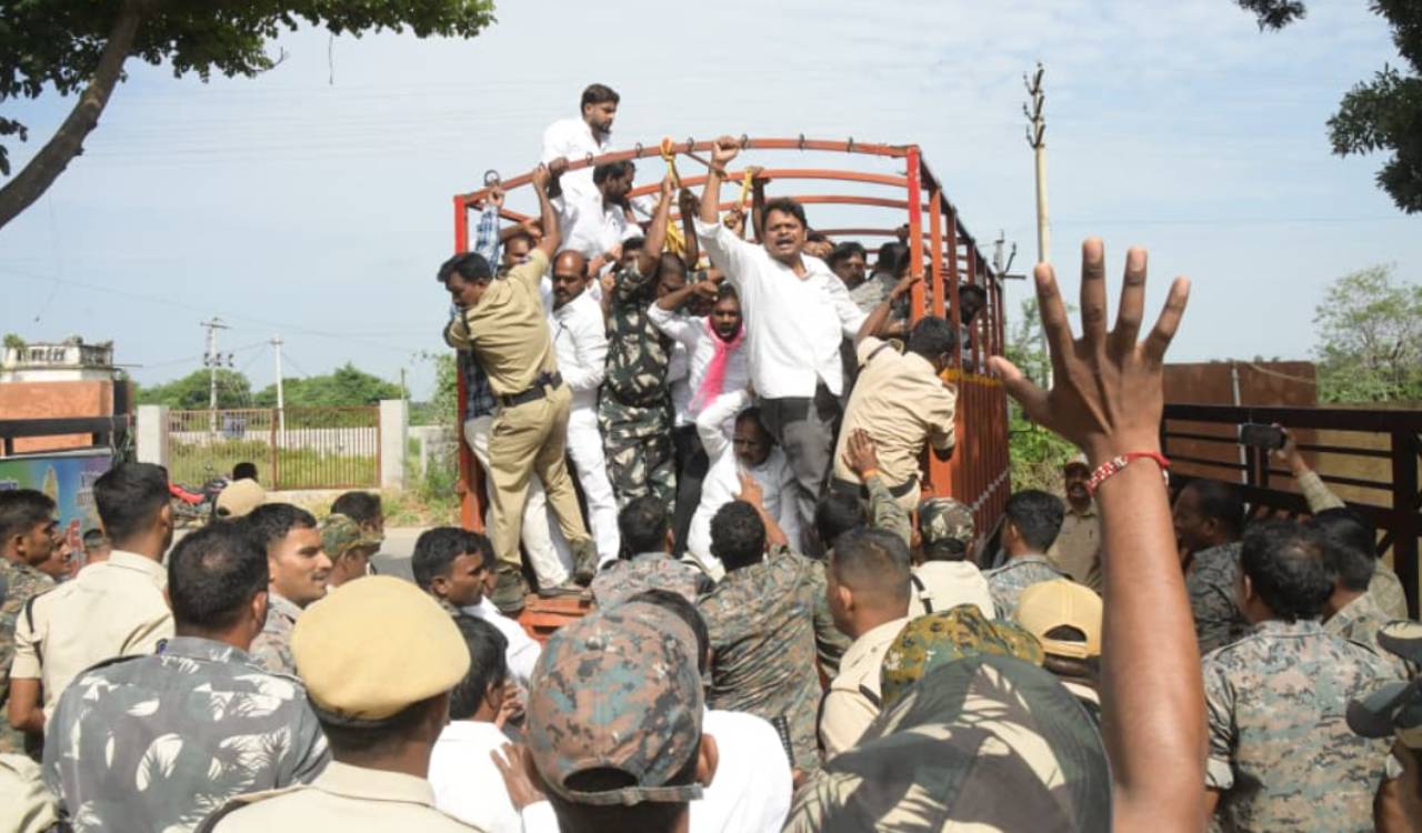 Police crackdown on BRS leaders anticipating protest at Telangana Assembly