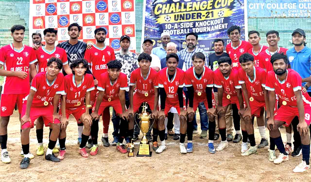 Hyderabad Globe FC win CCOB Cup Under-21 football title