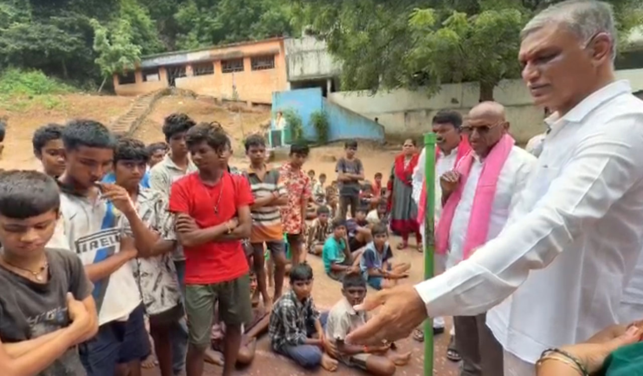 Harish Rao slams govt for neglecting ST hostels