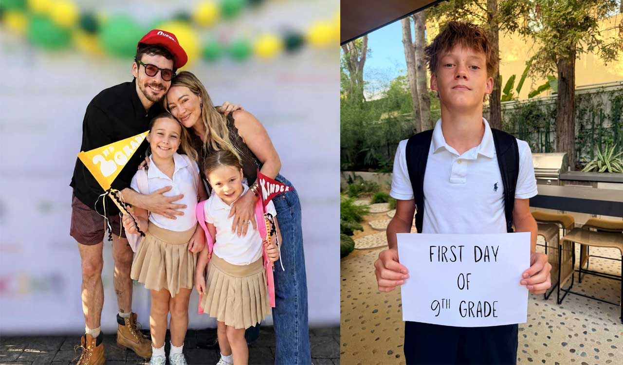Hilary Duff shares emotional post as children start kindergarten, son enters ninth grade
