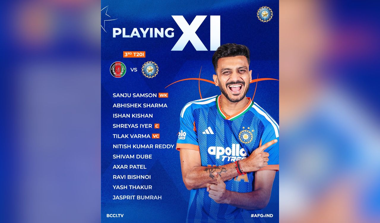 India vs Afghanistan: Yash Thakur replaces Arshdeep in third T20I