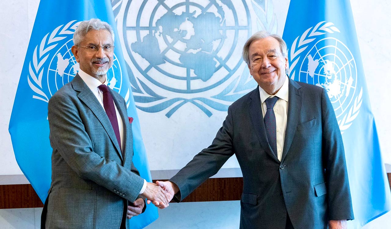 Jaishankar meets UN chief Guterres, discusses ongoing conflicts