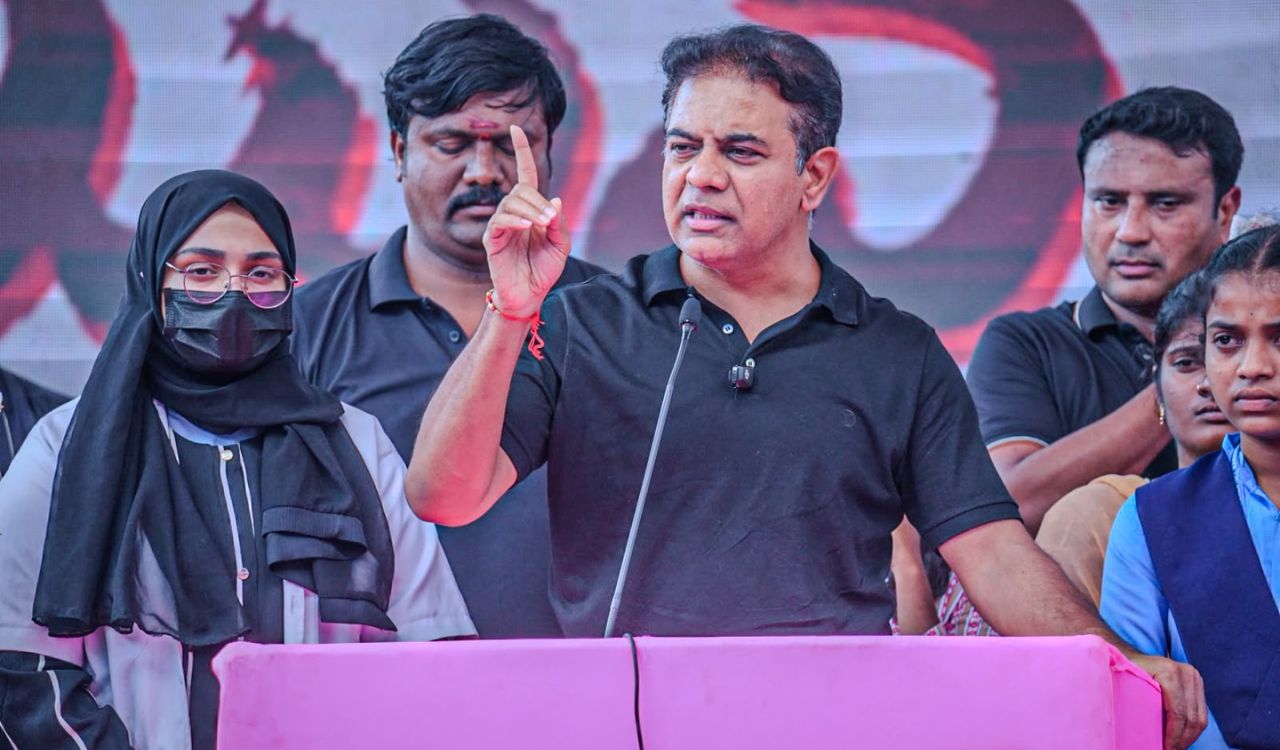Who should resign, KCR or Revanth Reddy? KT Rama Rao asks youth