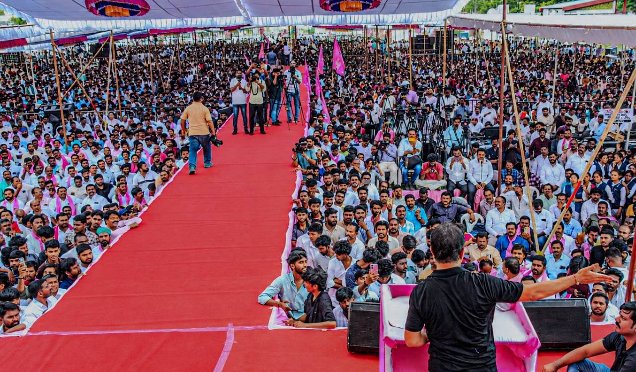 ‘Chhatron Ki Goonj’ not enough, Rahul Gandhi must face Telangana youth: KTR