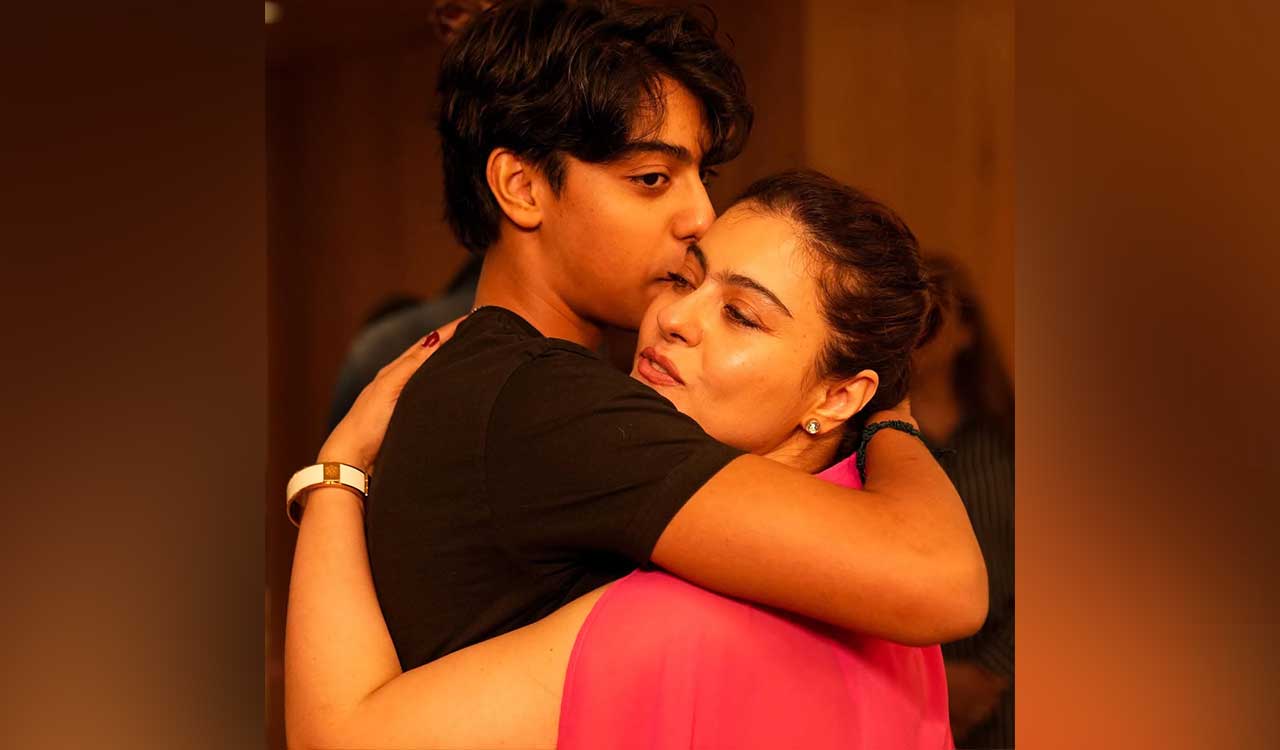 Kajol shares hopes and fears as son Yug turns 16