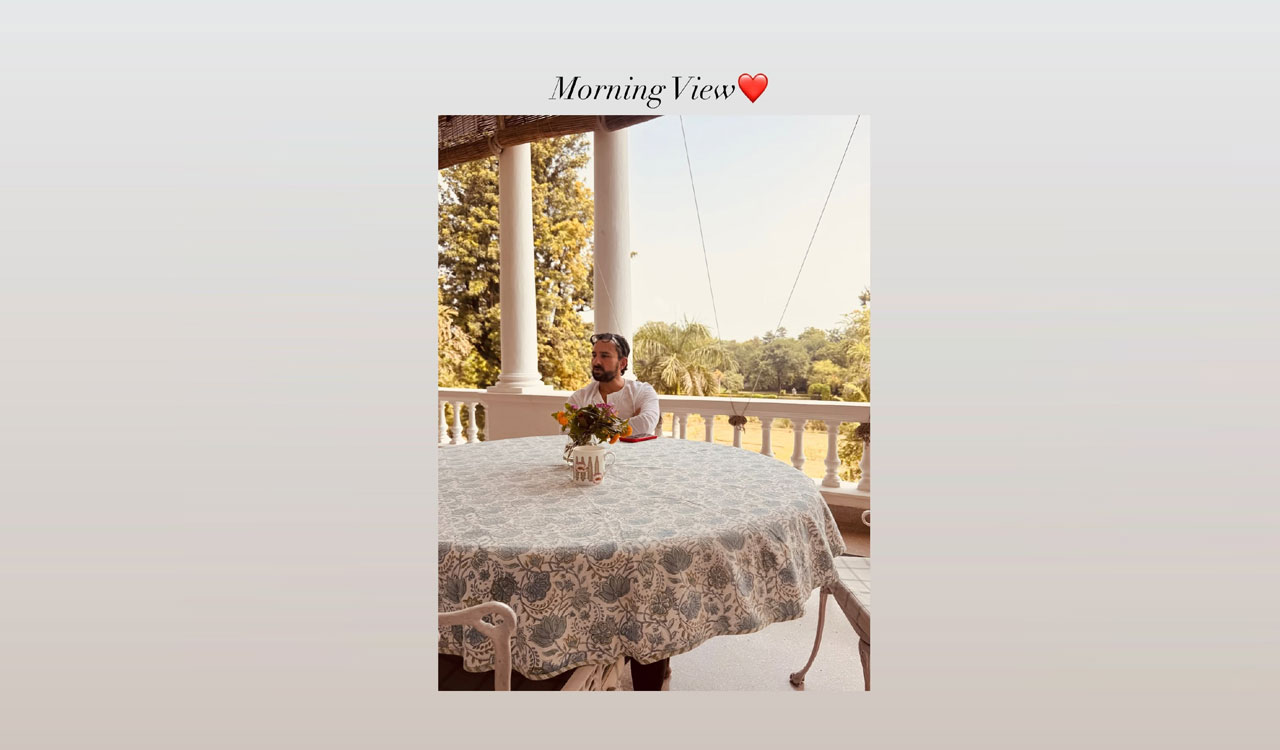 Kareena Kapoor shares serene ‘Morning View’ of Saif Ali Khan from Pataudi Palace