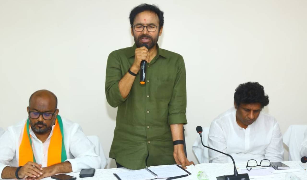 Election Commission row: Kishan Reddy slams Congress over EVM allegations