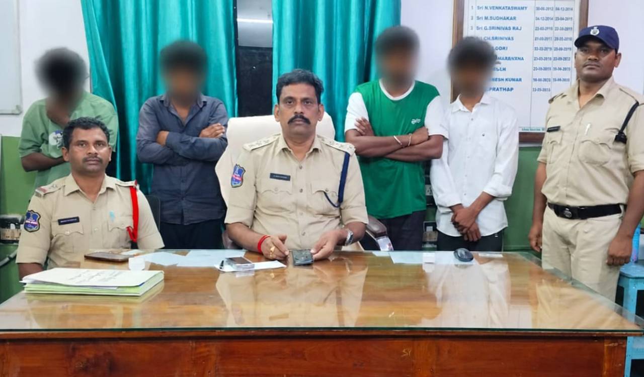Four remanded for brandishing sword during Ganesh immersion procession in Kothagudem