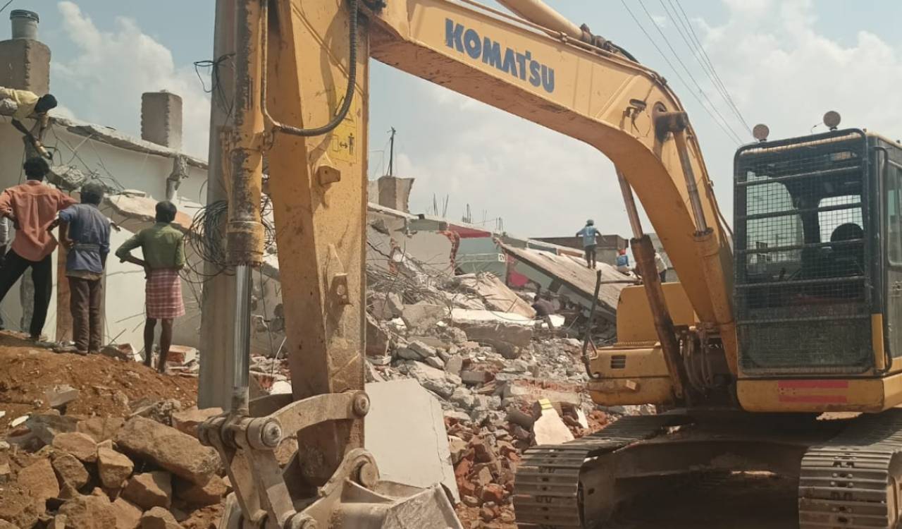Homes razed amid protests, police deployment in Revanth Reddy’s constituency