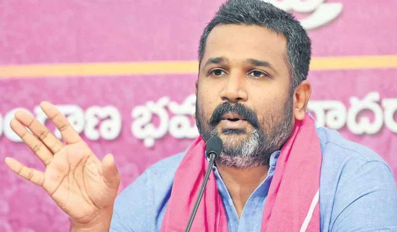 BRS leader Manne Krishank complains against Congress MLA Sri Ganesh