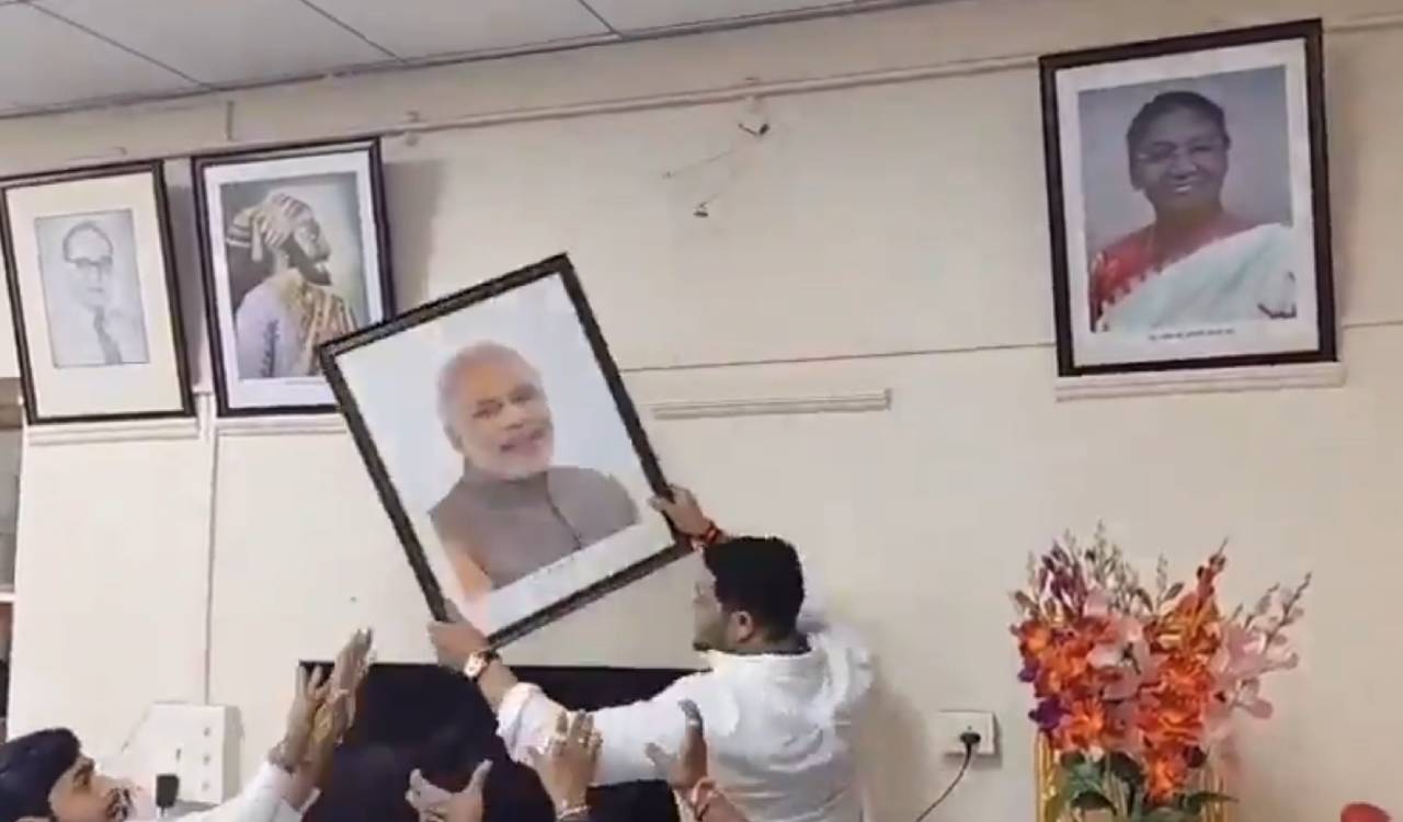 Political storm erupts after PM Modi’s photo taken down in Pune college