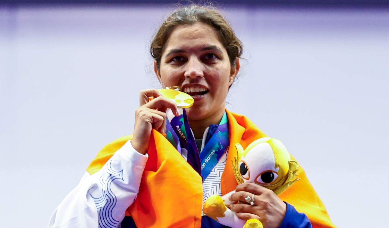 Neeru Dhanda adds mixed team gold to individual trap title