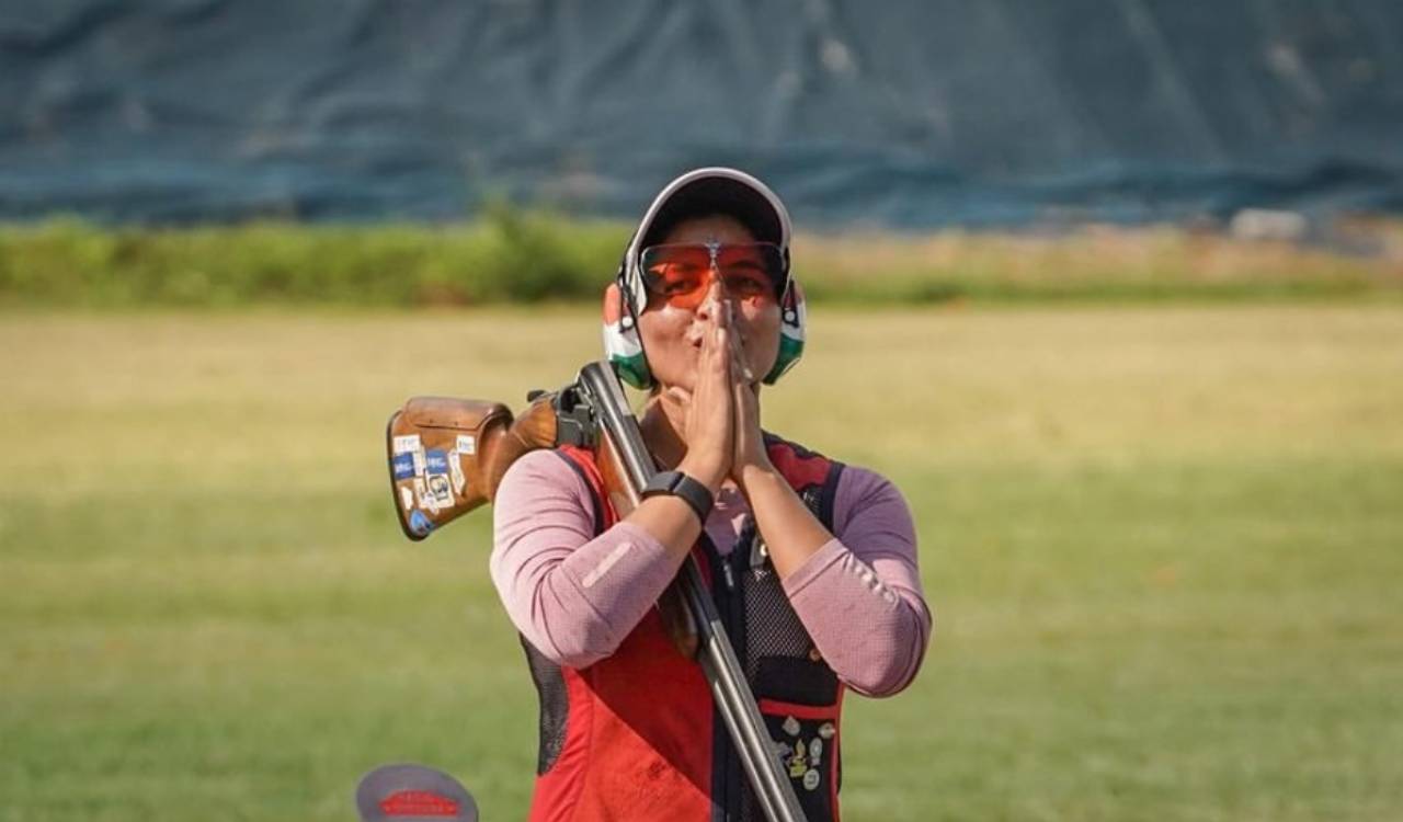 Asian Games: India’s women’s trap team bags silver, shooting medal tally reaches 13