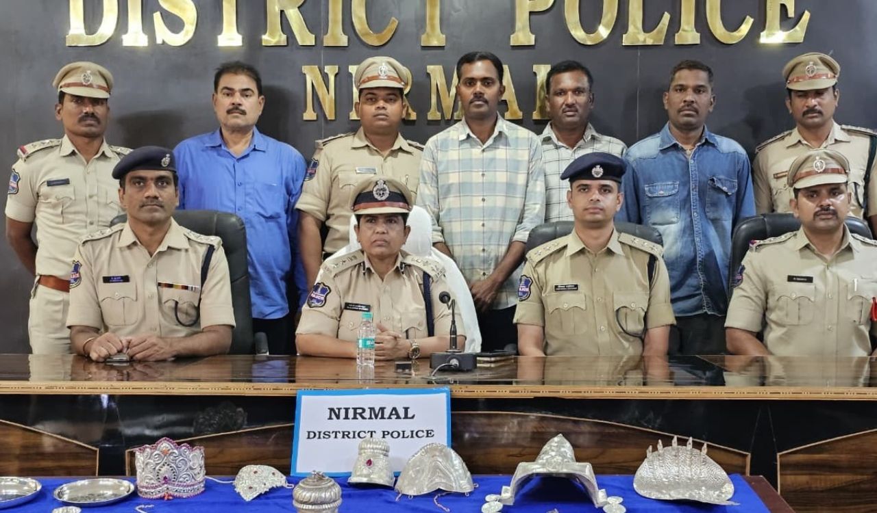 Four burglars involved in 25 offences arrested in Nirmal