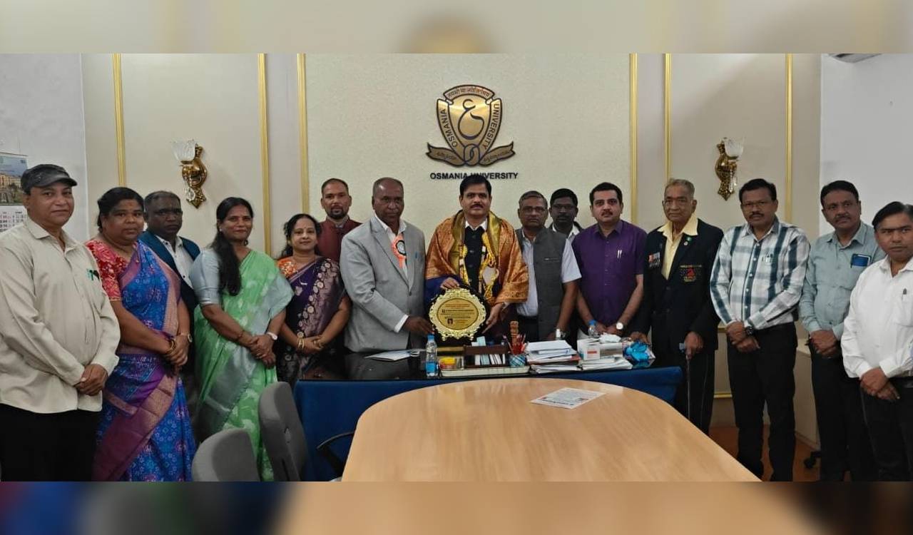 Osmania University VC honoured with Sarvepalli Radhakrishnan Excellence Award