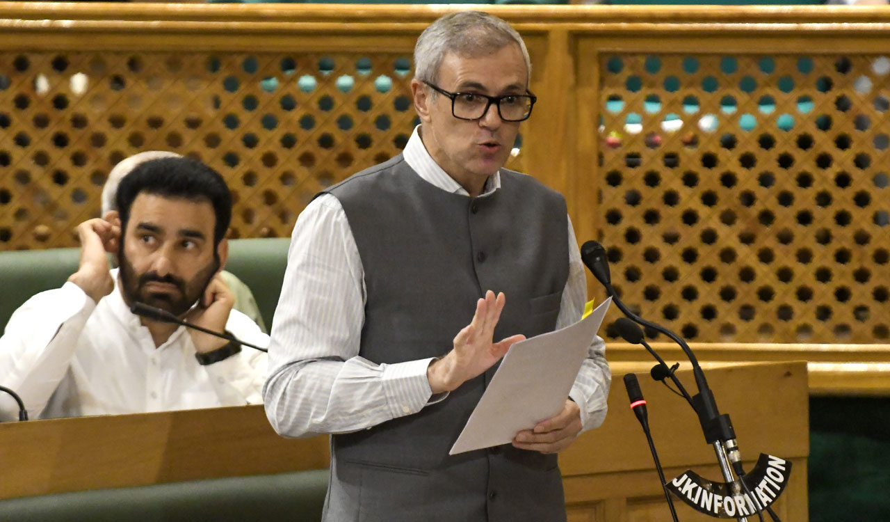 J-K CM Omar Abdullah moves statehood resolution amid BJP ruckus in assembly