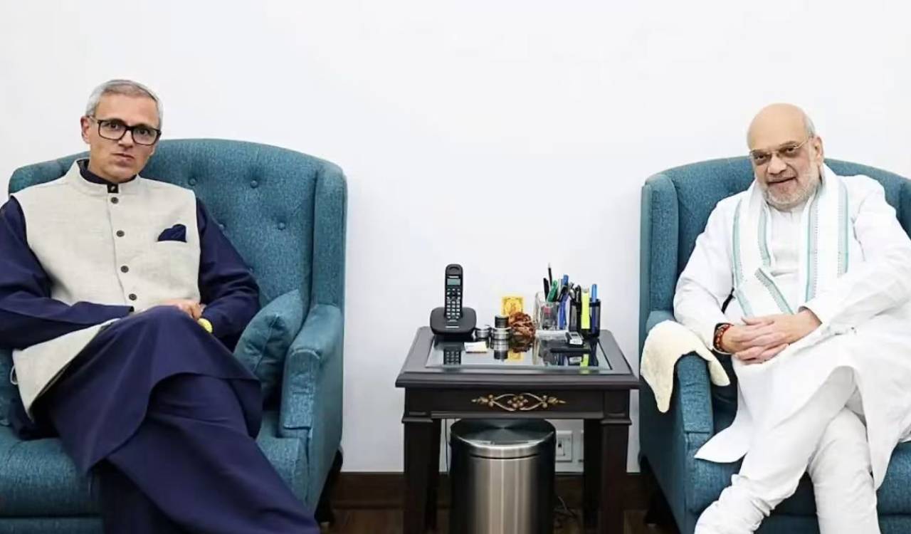 CM Omar Abdullah meets Amit Shah on J&K statehood