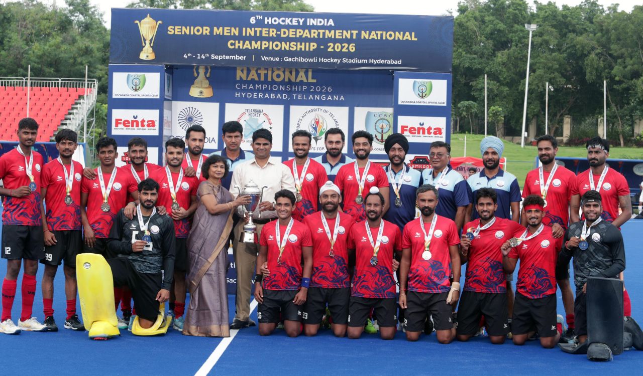 Railway beat Police 4-1 to clinch Hockey India senior men’s title
