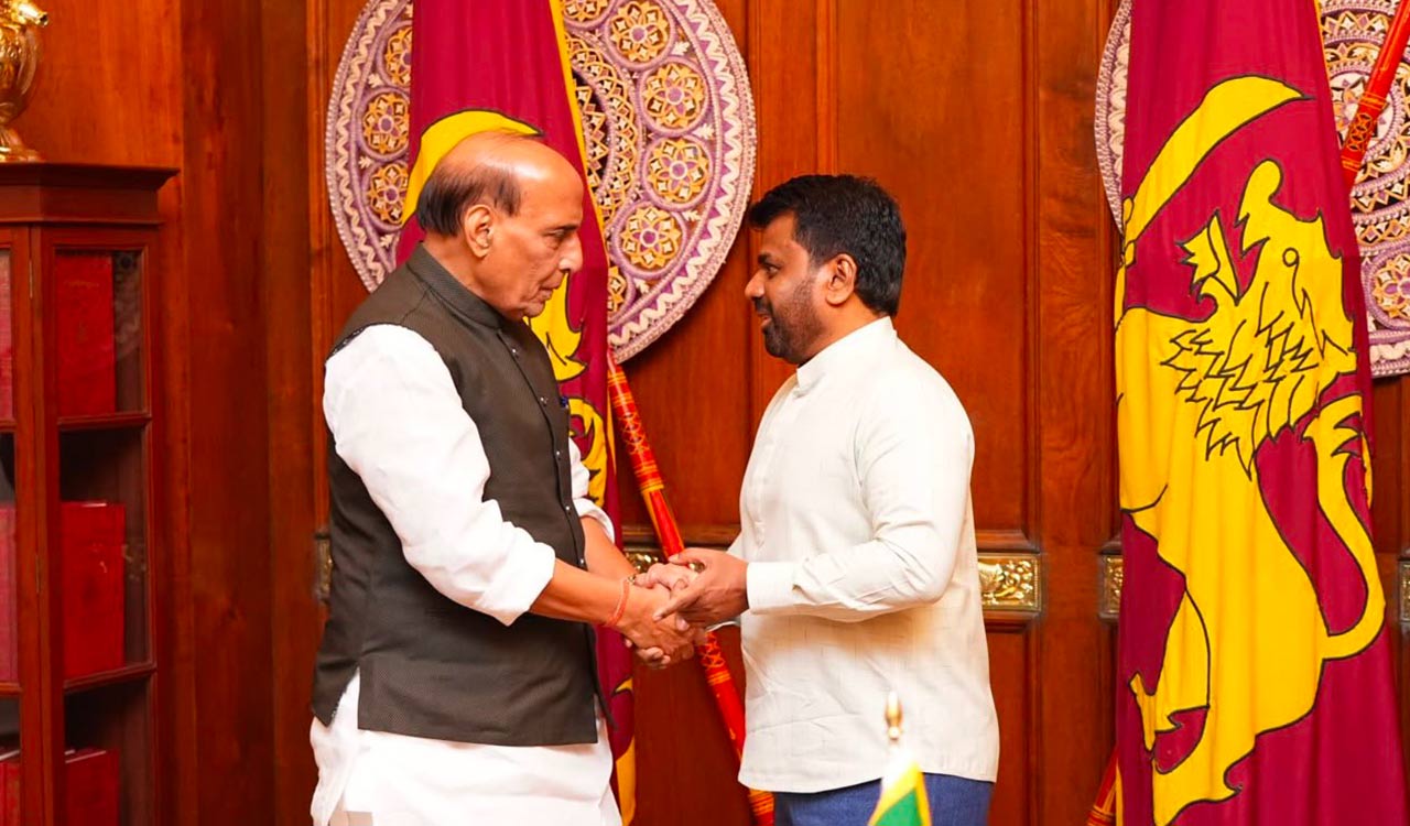 Rajnath Singh, Sri Lankan Prez Dissanayake reaffirm commitment to working together for regional security