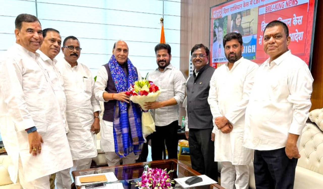 Revanth Reddy seeks Centre’s support for Defence Expo, airport projects