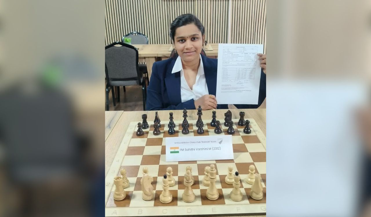 Sahithi Varshini earns third WGM norm, becomes Woman Grandmaster