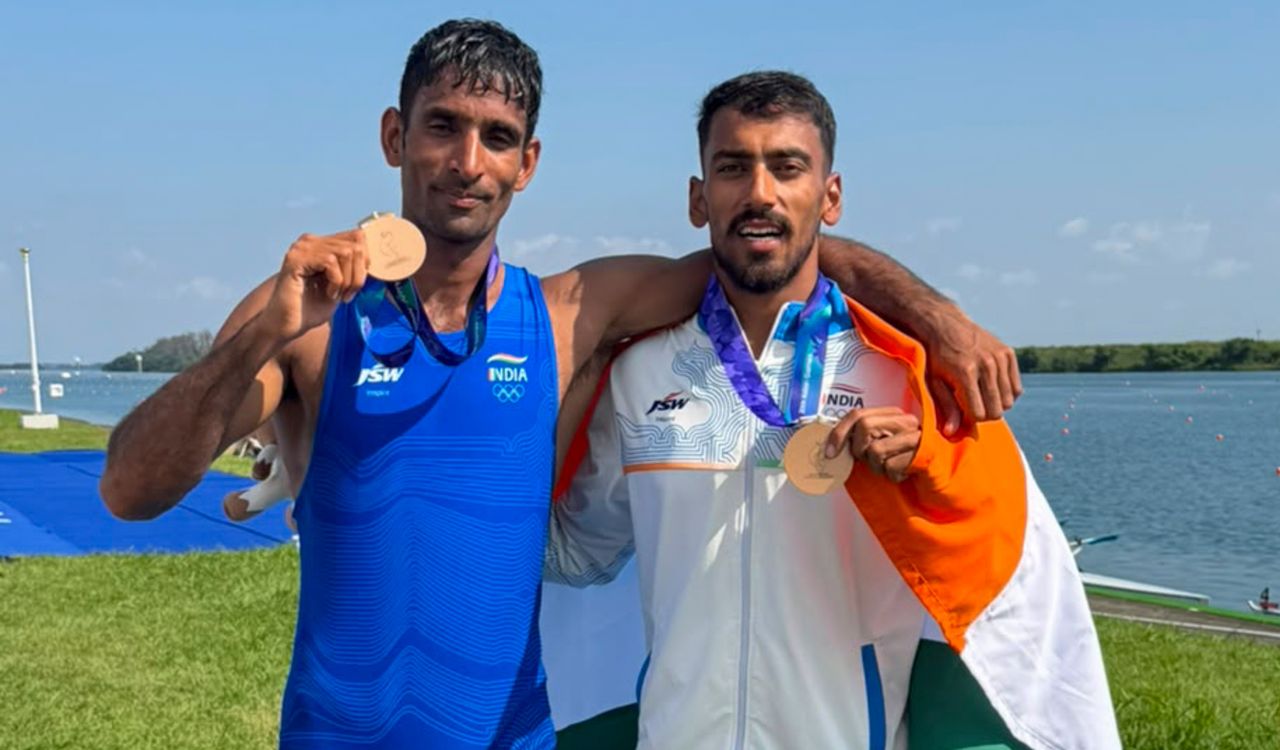 Satnam, Salman claim historic bronze in men’s double sculls at Asian Games