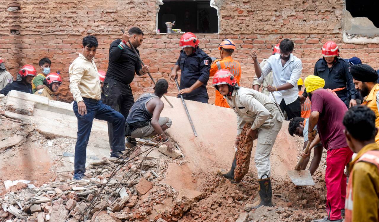 Hostel collapse near Delhi University’s south campus leaves one dead, dozens trapped