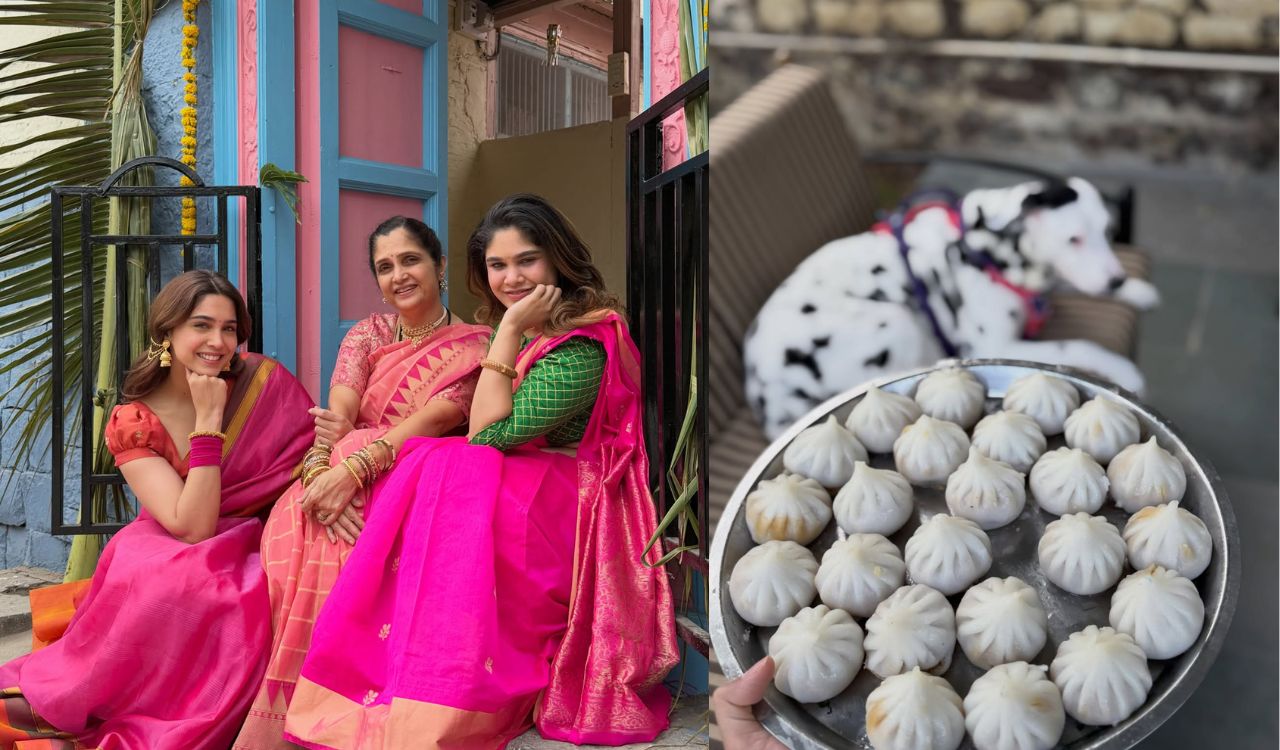 Sharvari celebrates Ganesh Chaturthi with family in Morgaon