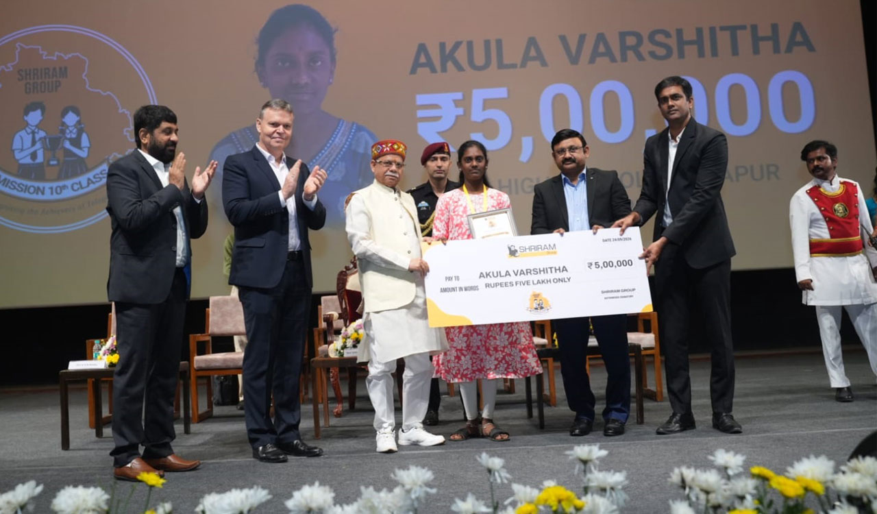 Shriram Group awards scholarships to 134 Class X toppers in Telangana