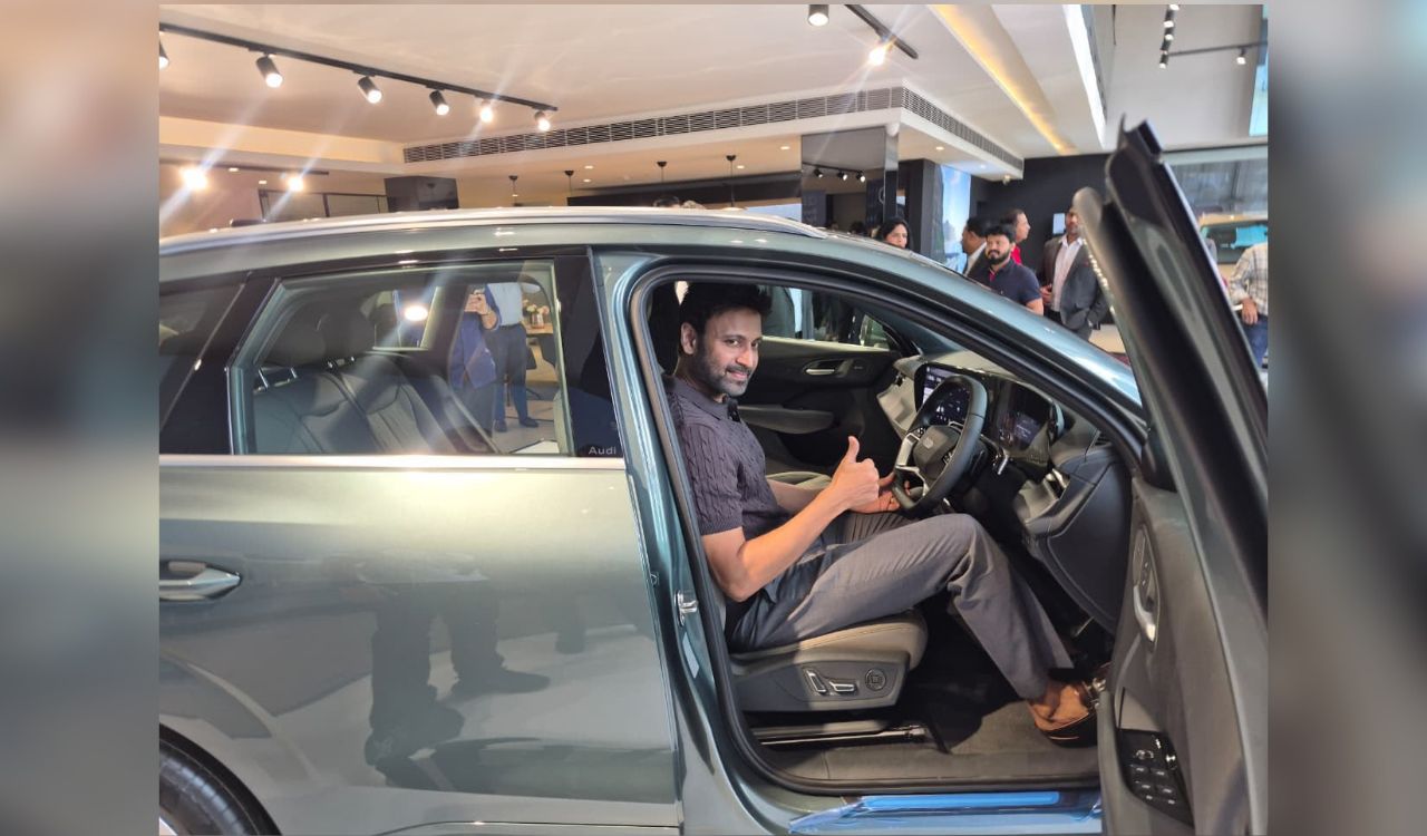 Actor Sumanth unveils new Audi Q3 in Hyderabad