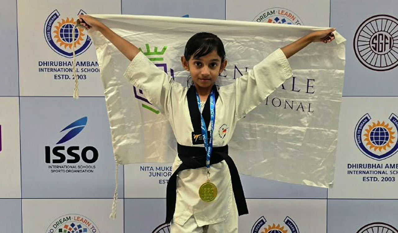 Riya Goyal wins gold at ISSO Taekwondo National Games