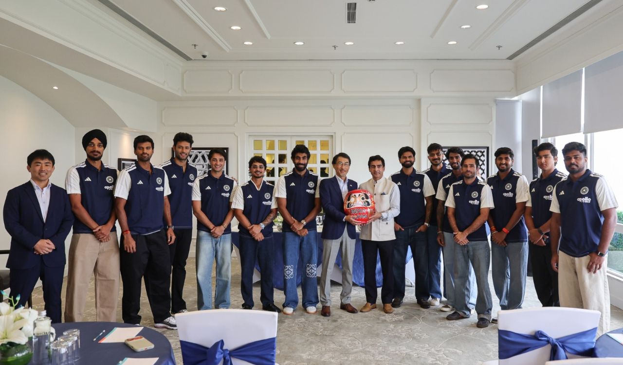 Team India meets Japan ambassador ahead of historic T20I