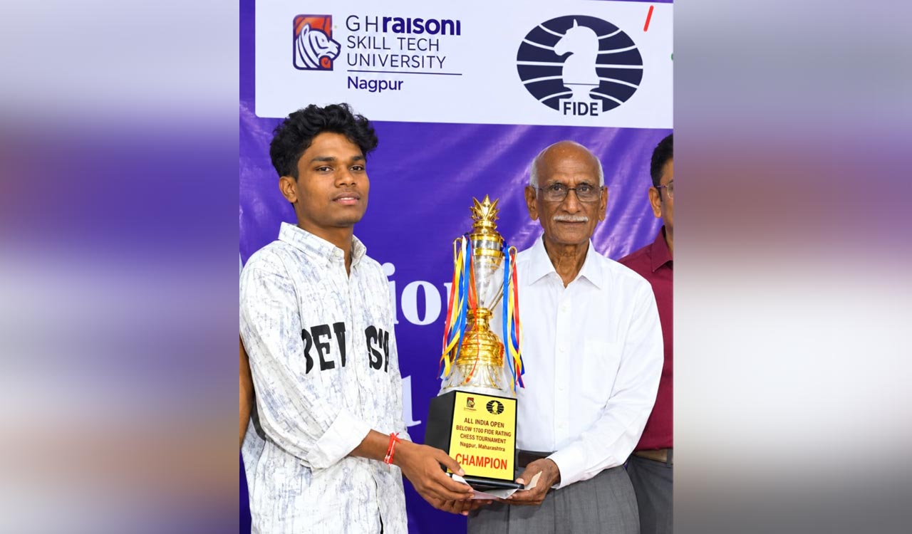 Telangana’s Rajkumar wins Nagpur All-India FIDE-Rated Below-1700 Chess Tournament