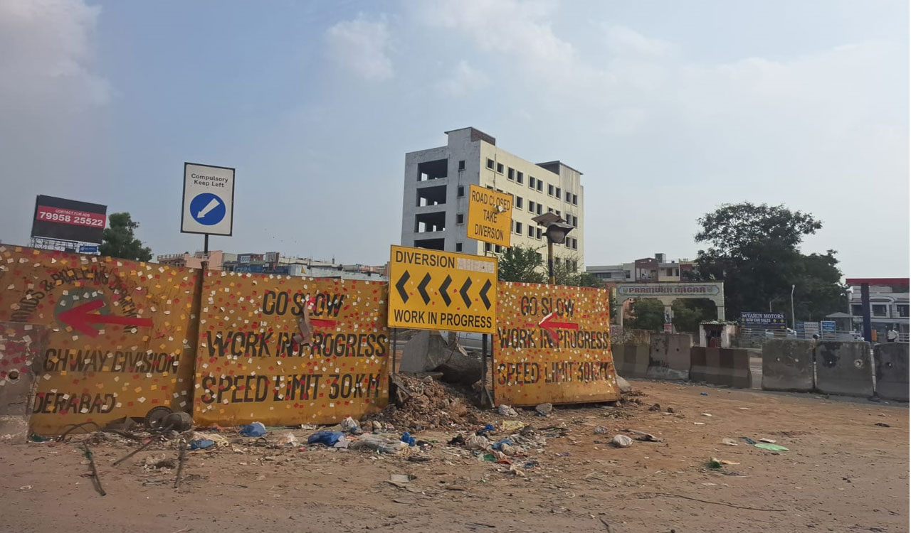 NH-65 traffic diversion between Patancheru and Sangareddy from September 26