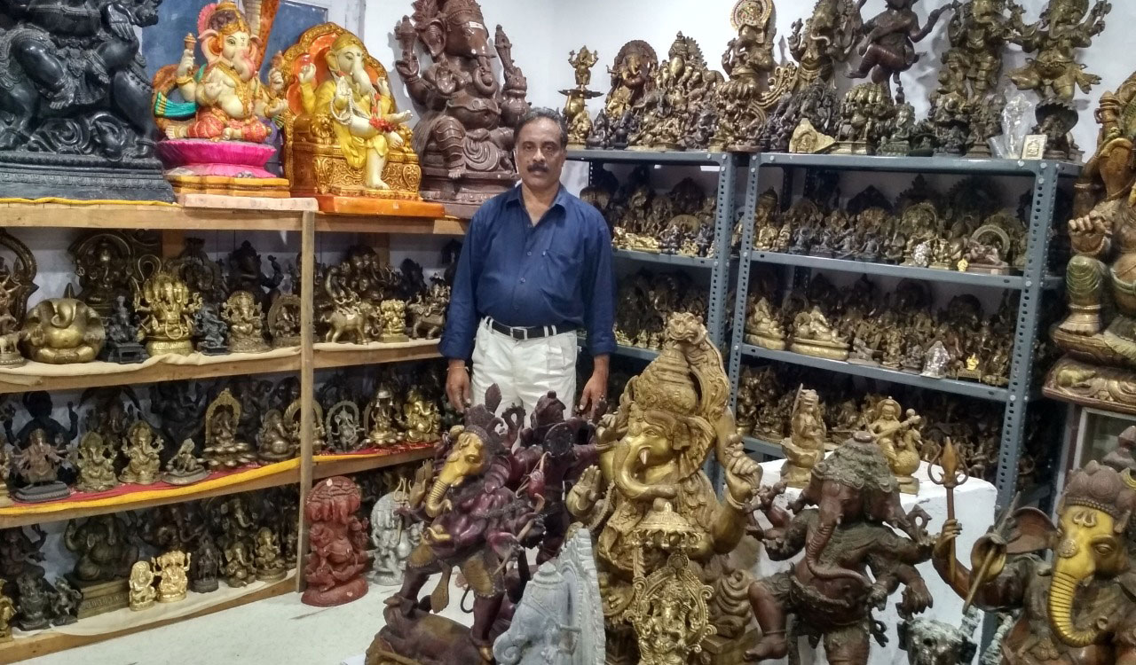 Over 58,000 forms of Ganesha: Man from Hyderabad builds world record Ganesh sanctuary